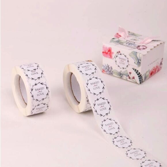 Baked with Love Stickers - Picture 1 of 3